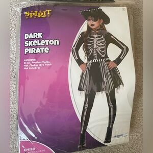 Like new Halloween costume Pirate Skeleton. Worn one time!  Spirit Halloween